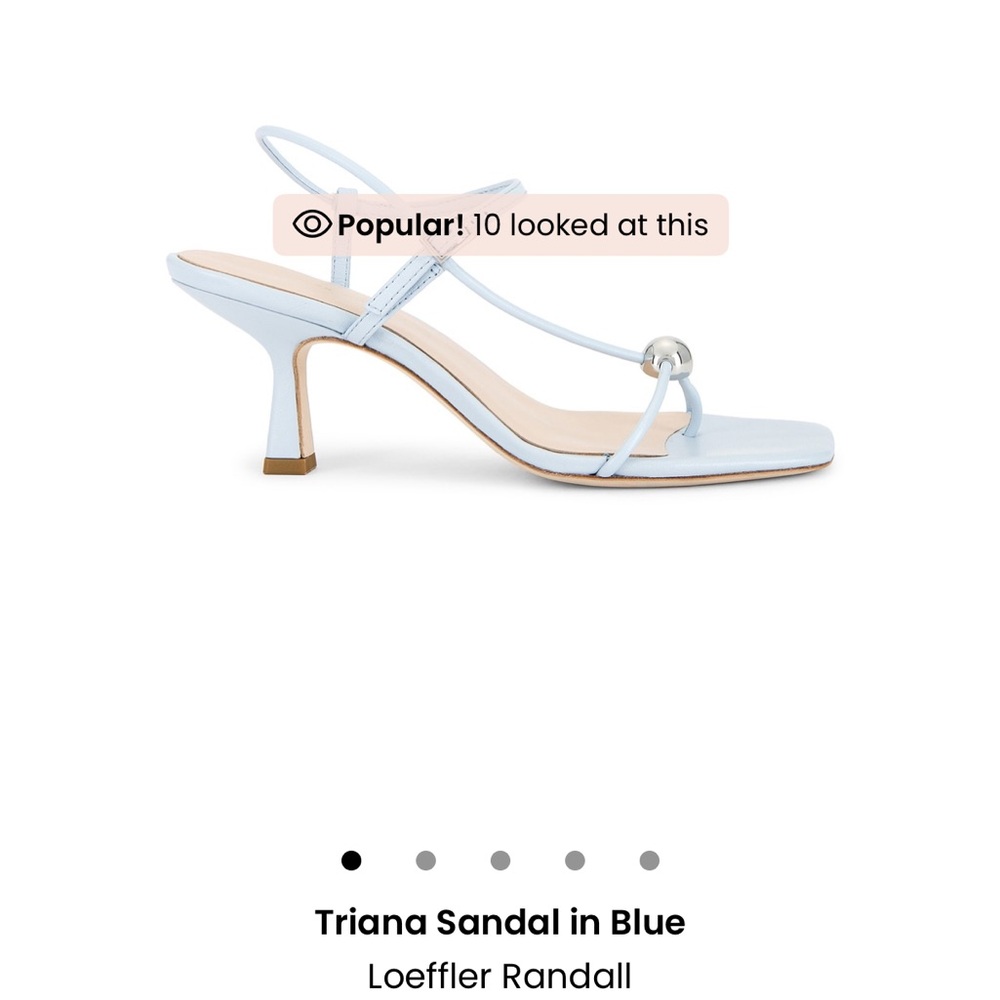 Loeffler Randall Women's Blue Strappy Sandals